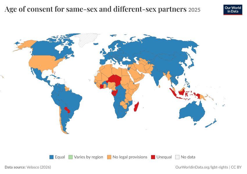 A thumbnail of the "Age of consent for same-sex and different-sex partners" chart