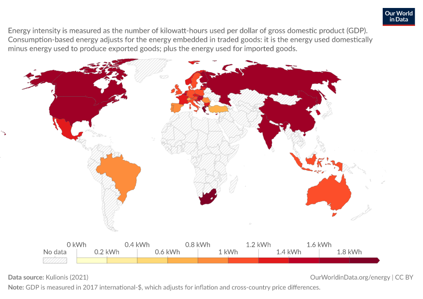 A thumbnail of the "Consumption-based energy intensity per dollar" chart