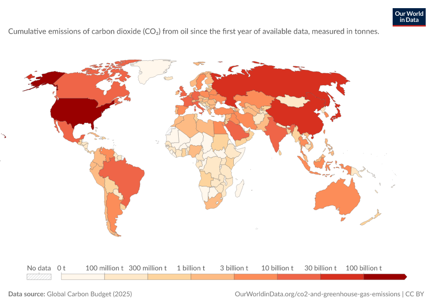 A thumbnail of the "Cumulative CO₂ emissions from oil" chart