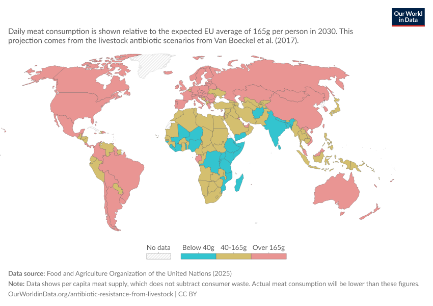 A thumbnail of the "Daily meat consumption per person" chart