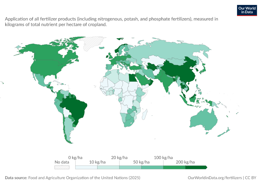 A thumbnail of the "Fertilizer use per hectare of cropland" chart
