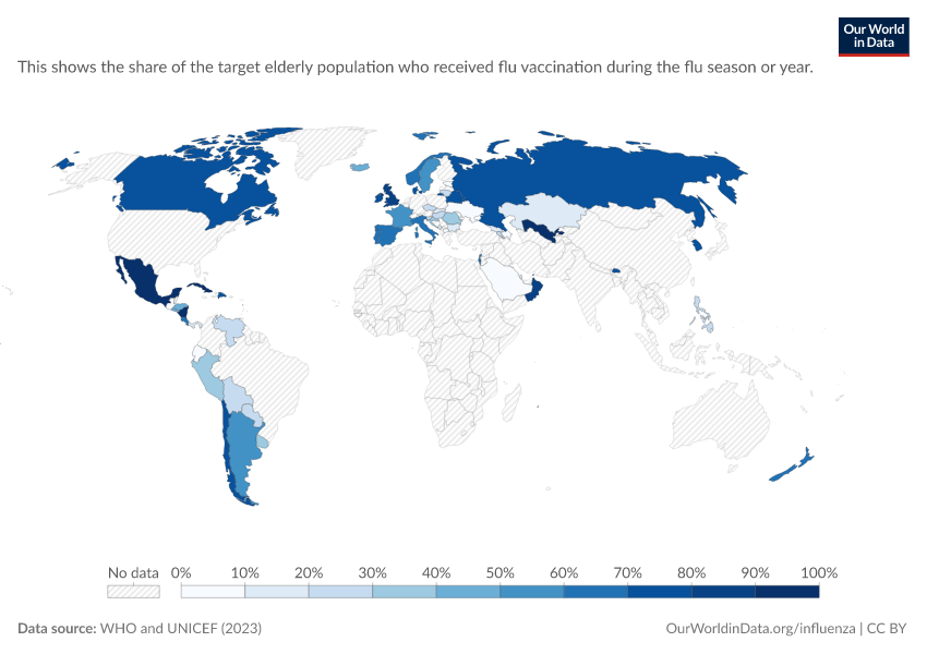 A thumbnail of the "Flu vaccination coverage in older people" chart