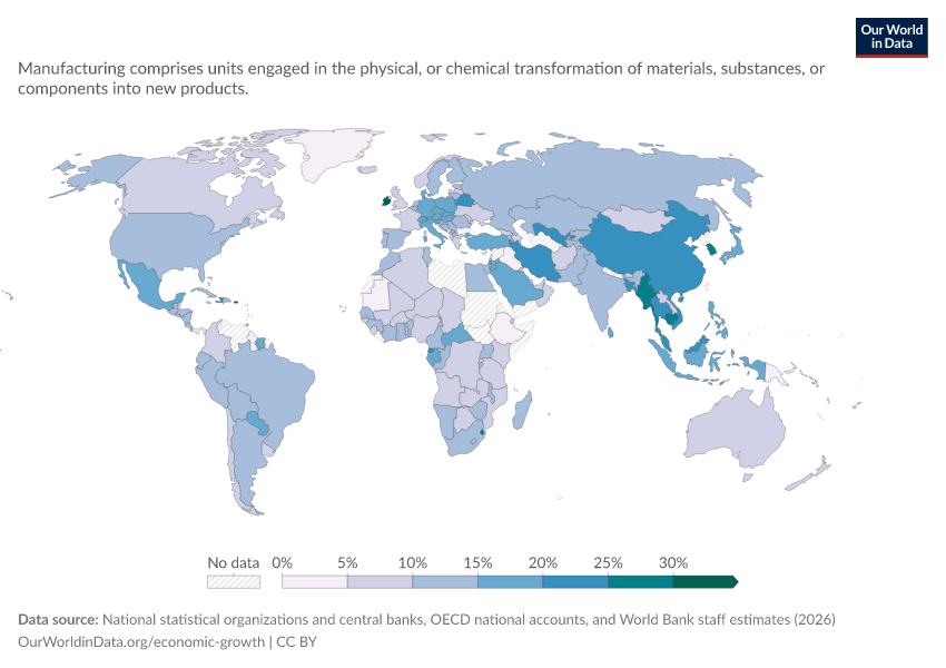 A thumbnail of the "Share of manufacturing in gross domestic product (GDP)" chart
