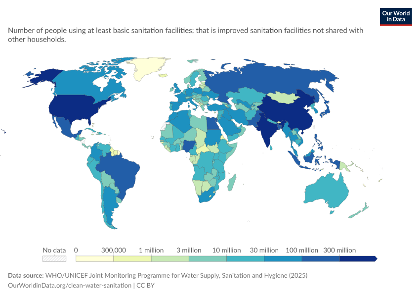 A thumbnail of the "People using at least basic sanitation facilities" chart