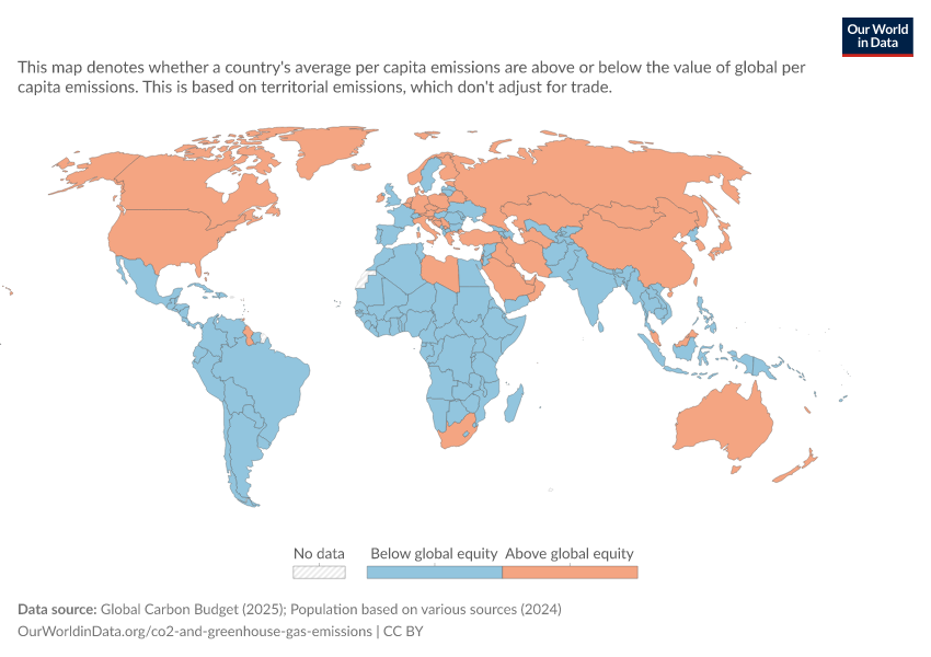A thumbnail of the "Per capita CO₂ emissions relative to the global average" chart