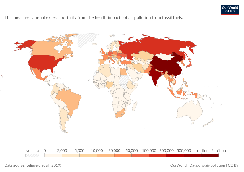 A thumbnail of the "Air pollution deaths from fossil fuels" chart