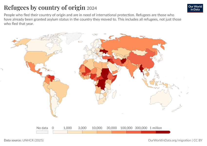 A thumbnail of the "Refugees by country of origin" chart