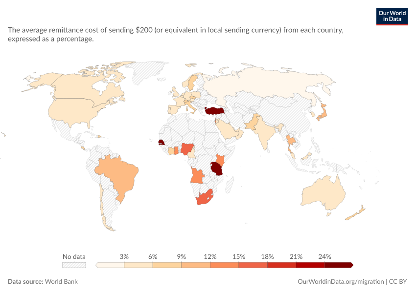 A thumbnail of the "Remittance costs as a proportion of the amount remitted" chart