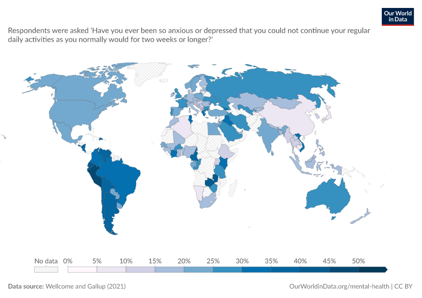 A thumbnail of the "Share who report lifetime anxiety or depression" chart