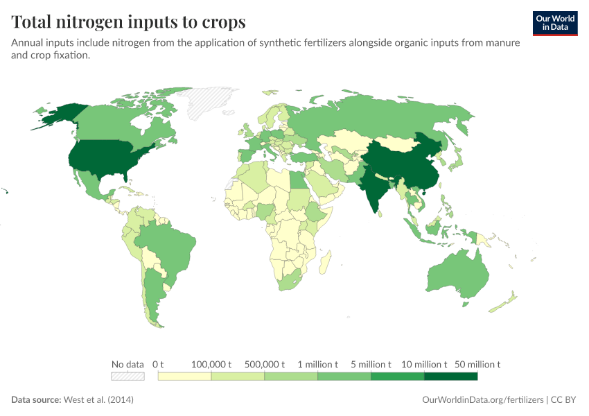A thumbnail of the "Total nitrogen inputs to crops" chart