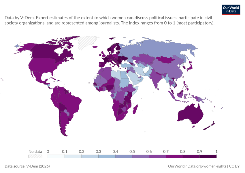 A thumbnail of the "Women's Civil Society Participation Index" chart